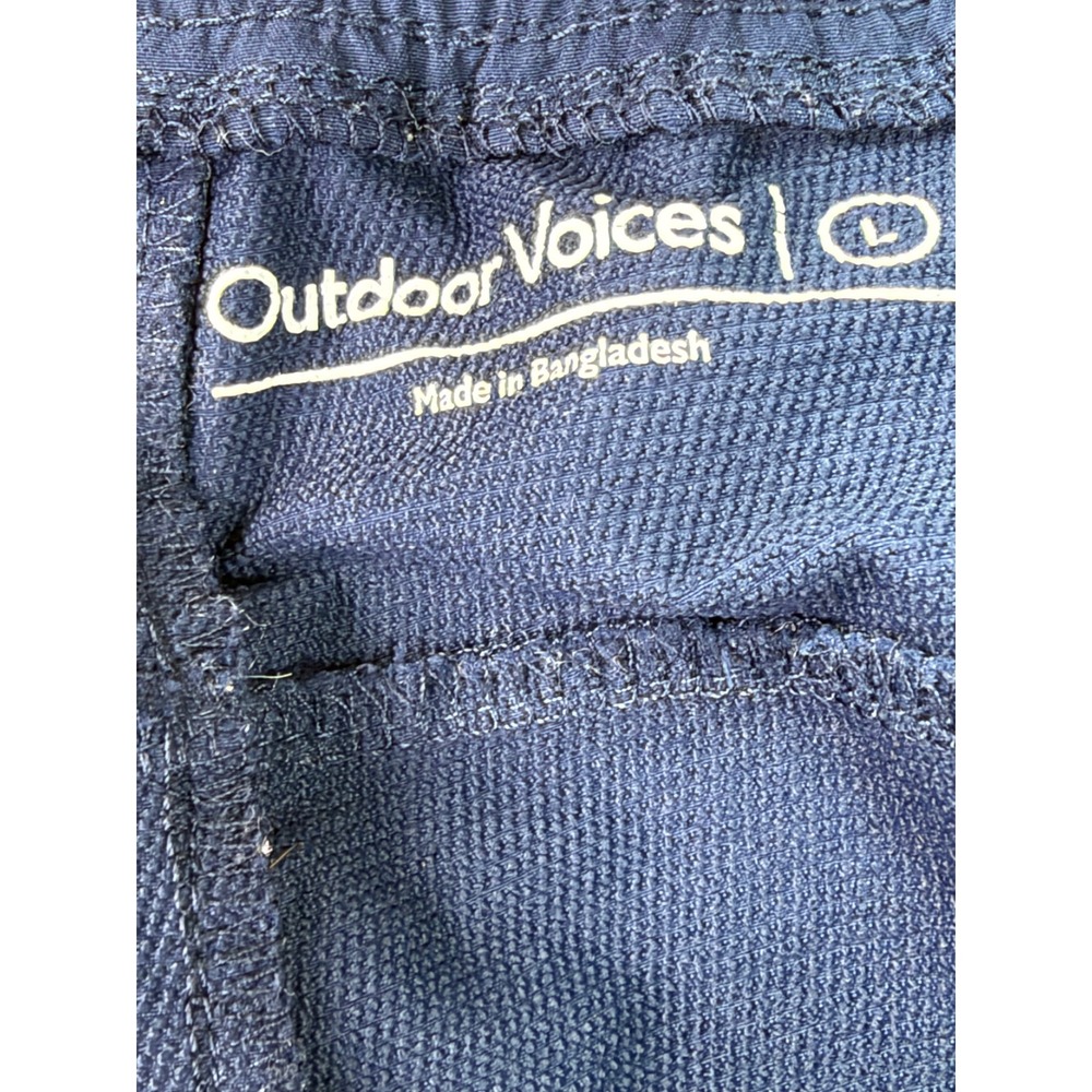 Outdoor Voices Rectrek Shorts Navy Blue Large - Picture 4 of 4